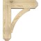 Ekena Millwork Thorton Craftsman Rough Sawn Bracket w/ Offset Brace, Douglas Fir, 8"W x 26"D x 30"H BKT0806X26X30THR04RDF - alternate 3